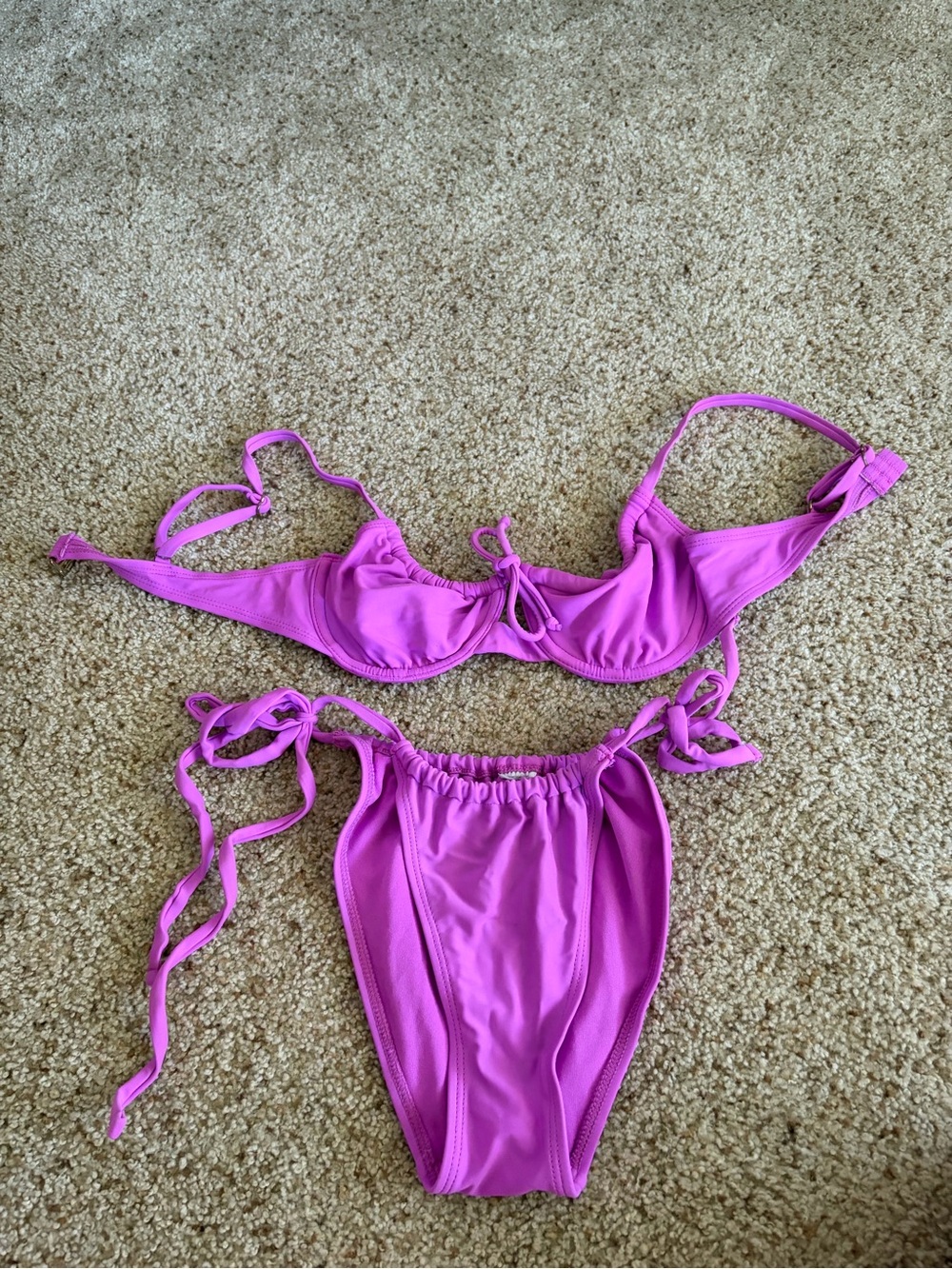 Target Purple Tie-Back Bikini Set